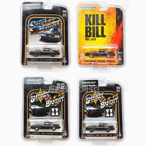 GreenLight 1:64 Alloy model 1977 1978 1980 Pontiac Firebird Souvenir Classic Static Display Collection Toy Gift