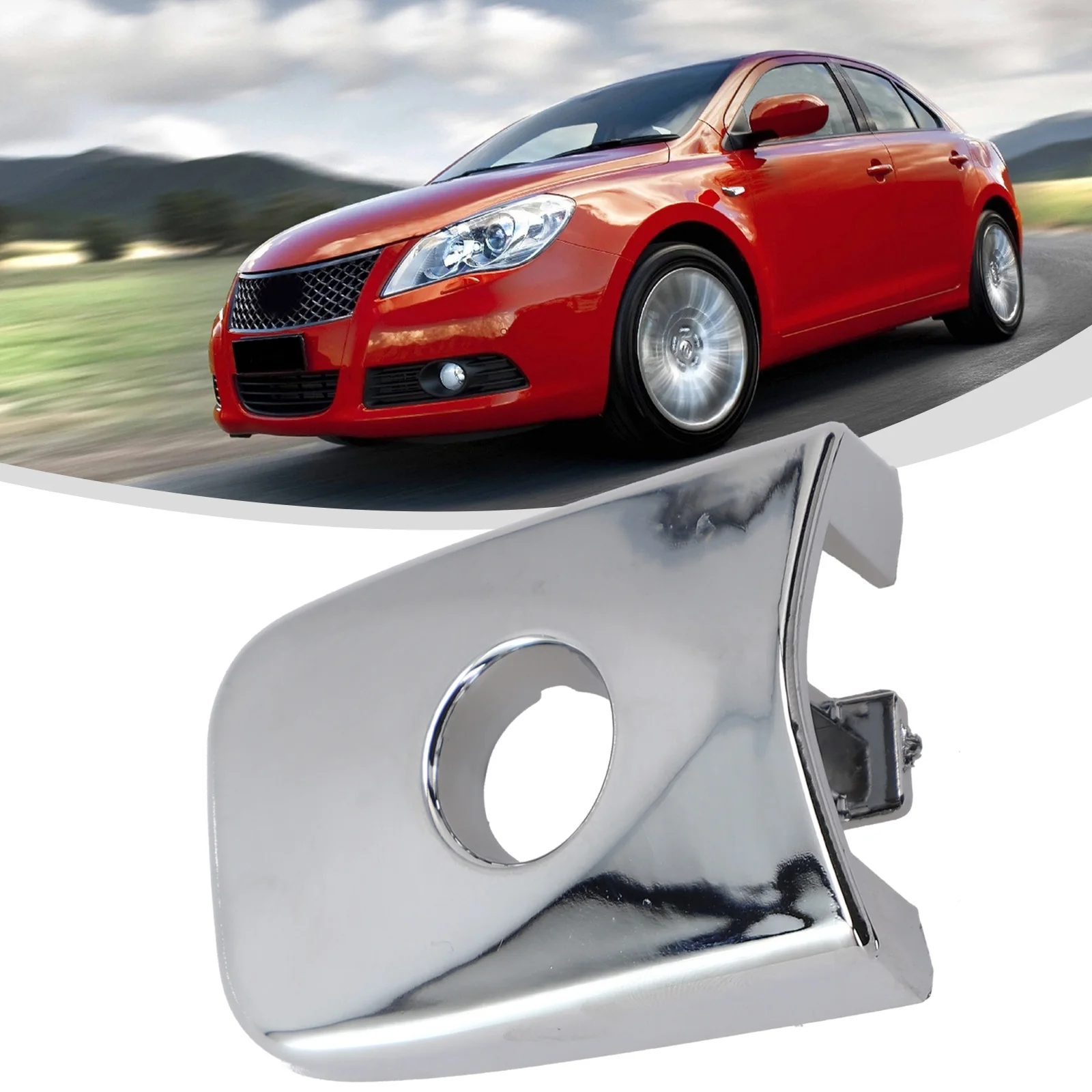 Replacement Front Left Door Handle Cap for Nissan For Leaf For Maxima For Sentra Murano 2008 to 2015 Chrome 806401AA0B