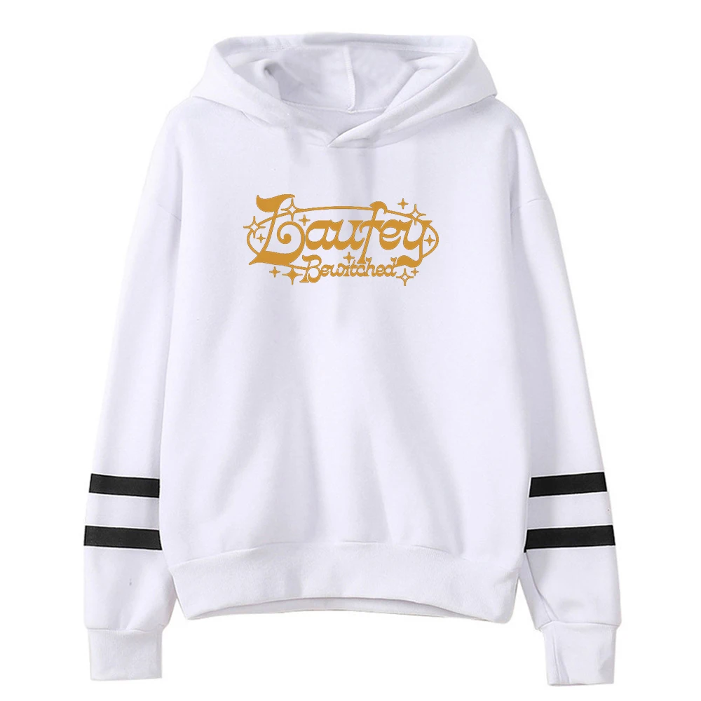 Laufey Cosmic Baby Merch Bewitched  Hoodie 2024 World Tour Pocketless Parallel Bars Sleeve Sweatshirts Men Women Fashion Clothes