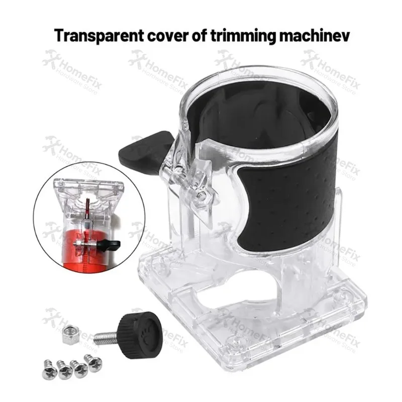 Wooden Router Base Electric Trimmer Milling Machine Base, Power Tool Replacement Accessories for Woodworking Trimming