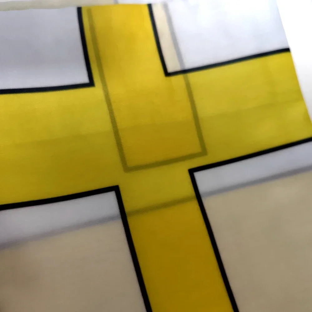 علم القدس المسيحي الصليب - لافتة بوليستر برمز Sepulchre 90 × 150 سم، ديكور معلق على الحائط ديني خارجي/داخلي #6