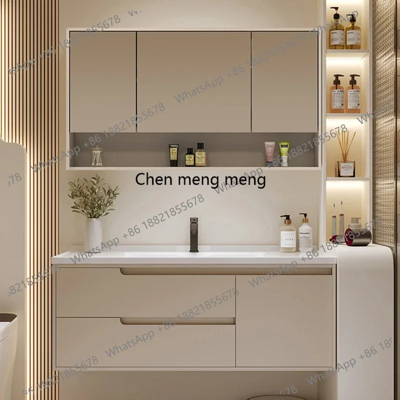 Modern Drawers Bathroom Cabinet Organizer Door Wall Mounted Bathroom Cabinet Space Saver Luxury Bad Schrank Home Furniture