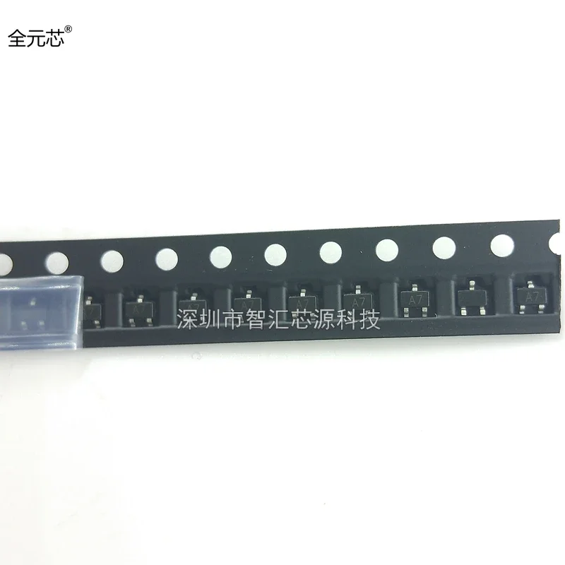 100PCS/LOT NEW BAV99WT1G silkscreen A7  SC70-3 SOT-323 0.2A70V