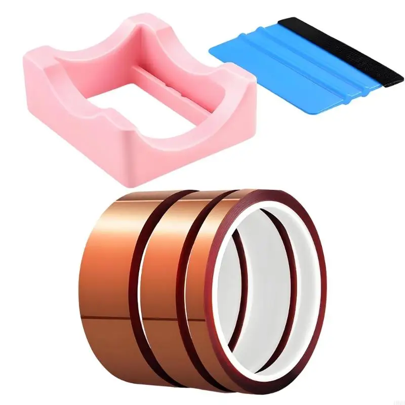 

Professional Heat Press Accessories Set With Cup Stand Felt Cushioned Brush JOMD