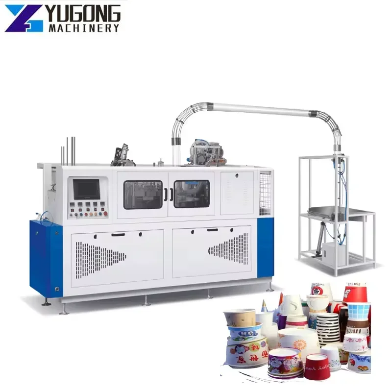 New Design Full Automatic Paper Cup Making Machine Sealing Paper Cups Machine Paper Bowl Forming Processing Production Line