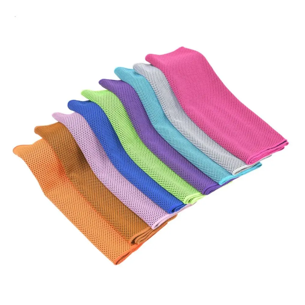 Breathable Quick Dry Fitness Cool Towel Mini Silica Gel Sports Quick Dry Cool Towel Microfiber Soft Towel Silicone Bag Sports