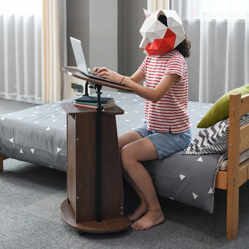 Lifting computer desk, standing removable sofa side table