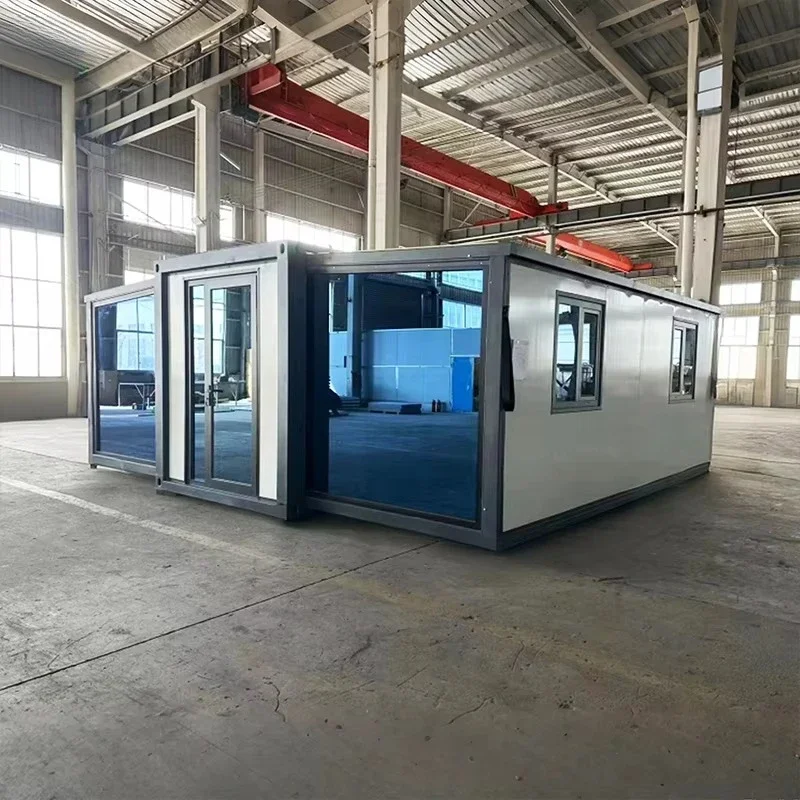 Affordable and Durable Flat Pack Prefab House Temporary Housings Solution with Kitchen and Bathroom Hot Sale