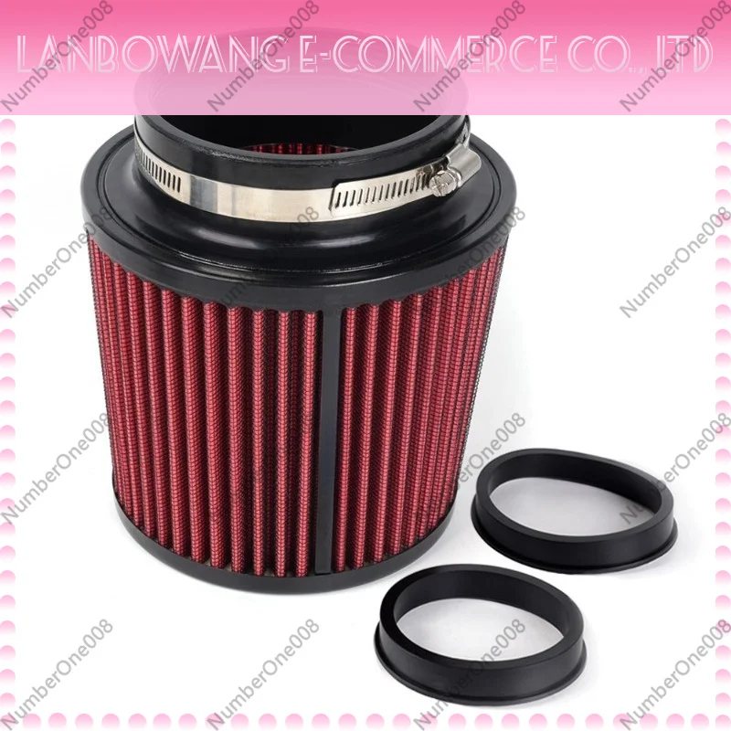 76mm Short Ram Cold Air Intake Filter Induction Kit Cone Mushroom High Flow Air Filter
