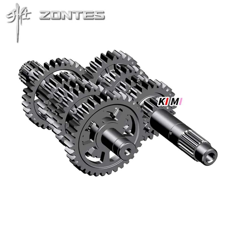 ZONTES ZT250-S 피스톤 메인 샤프트 카운터 샤프트 기어 기어 포크 어셈블리, 오토바이 엔진 액세서리