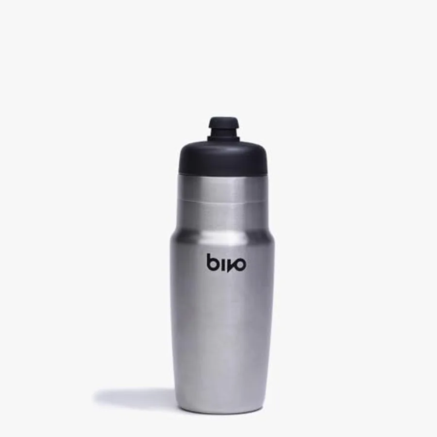 

One 21oz Non Insulated Stainless Steel Bike Water Bottle - Lightweight for Cycling, Travel, - No Plastic Taste, Fits Most Cages