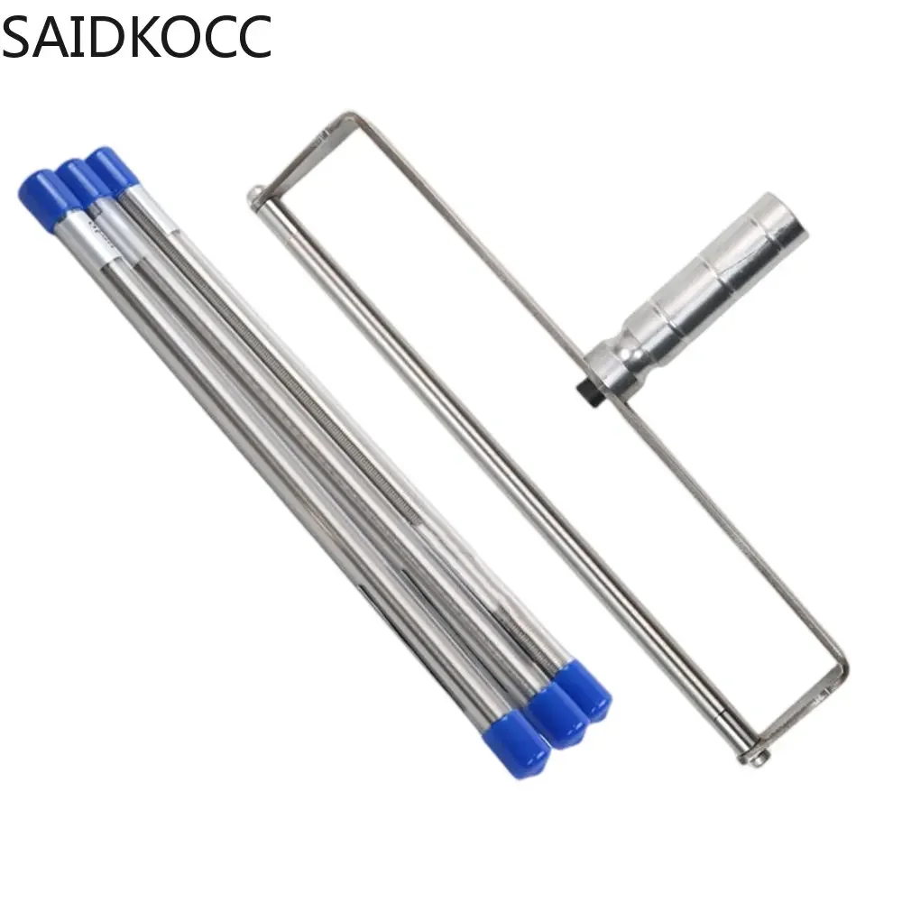 SAIDKOCC Upgrade Version Wire Bar Applicator Wire Rod Coater Wet Film Applicator Scraper Effective Coating Width 200mm