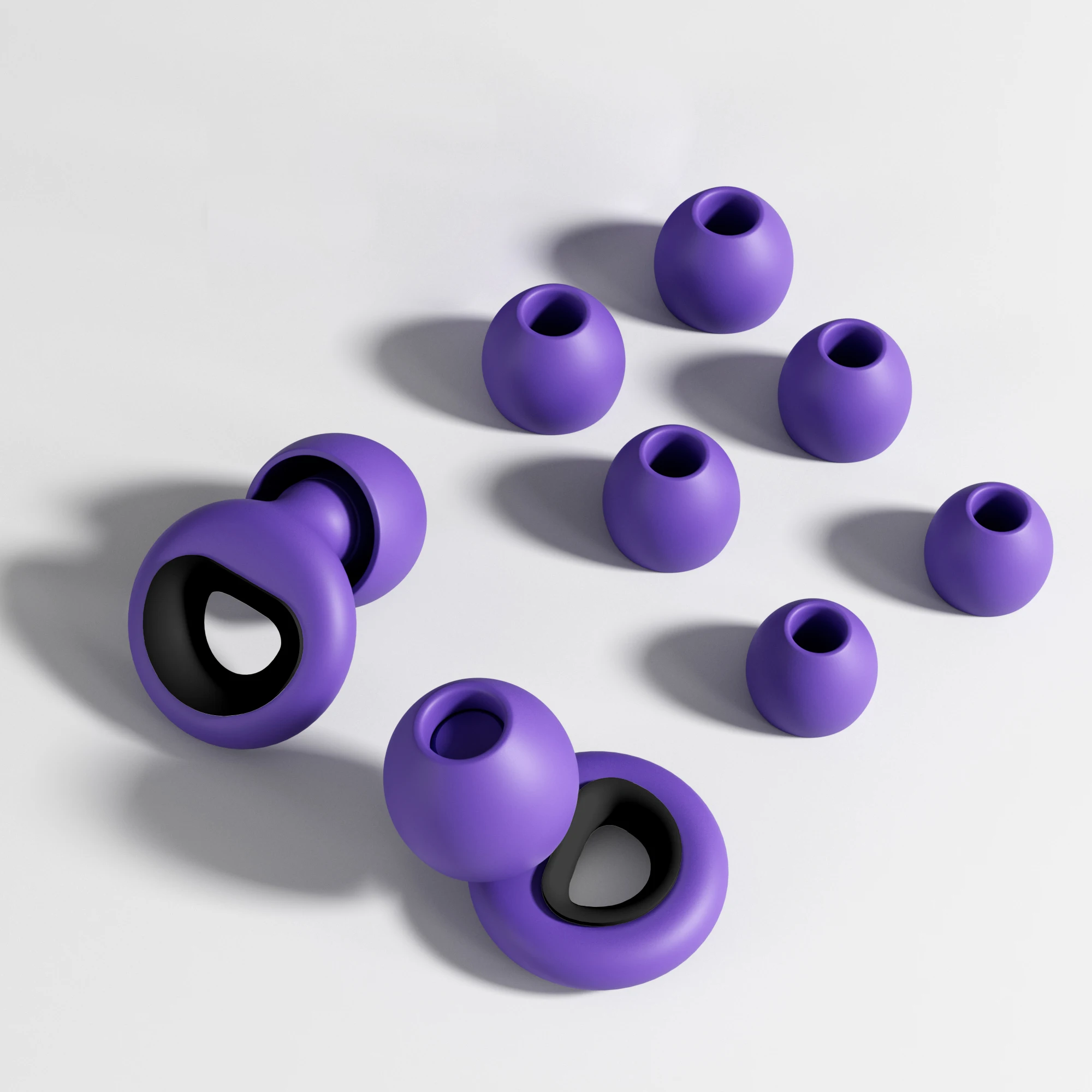 HUAK Reusable Silicone Ear Plugs High Fidelity Noise Cancelling for Concert Musicians Motorcycles Sleeping Work Study Swim