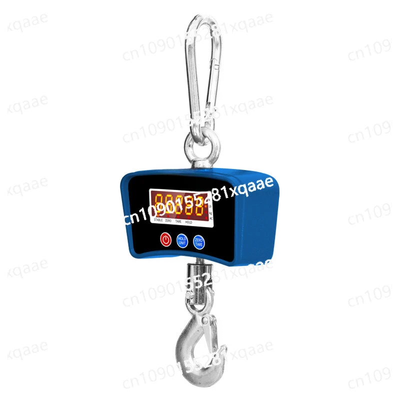 Small Electronic Scale Portable Hanging Scale 500kg1 Ton Aluminum Alloy, Rechargeable Model