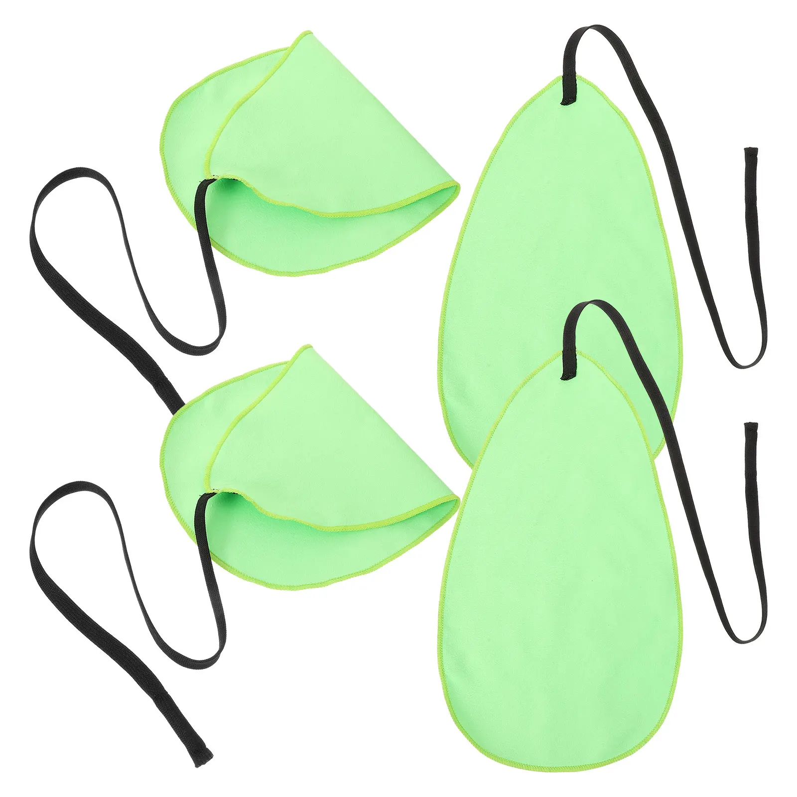 

4 Pcs Saxophone Cleaning Cloth Pull Through Instrument Kit Accessories for Flute Clarinet Swab