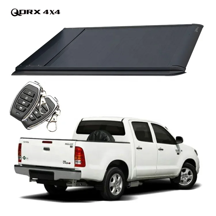 4X4 High Quality Hard Aluminum Electric Bak Hard Tonneau Cover For Hilux Vigo