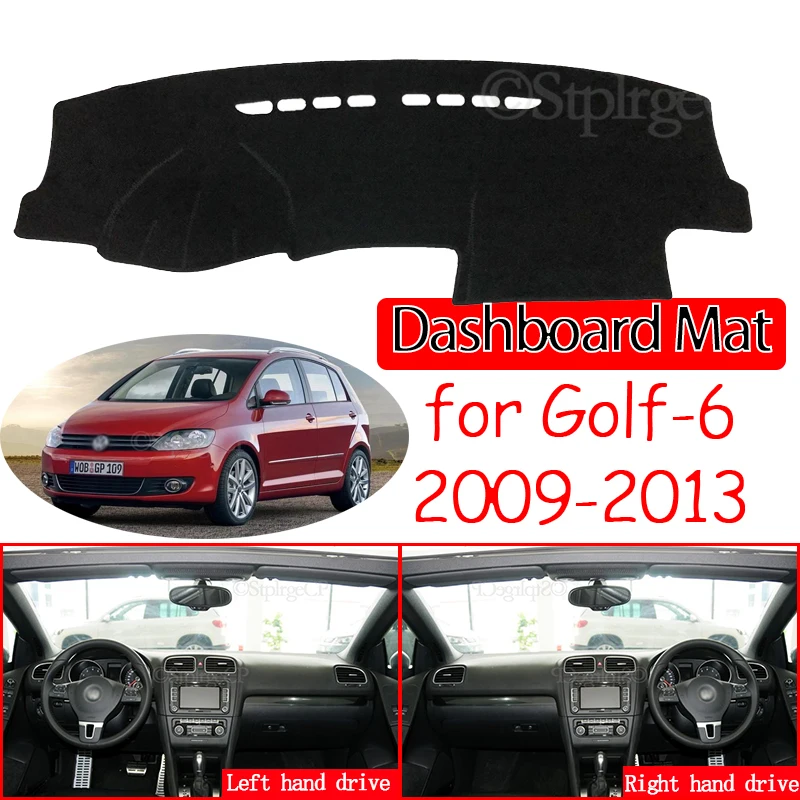 Anti-Slip Mat Dashboard Cover Pad SunShade Dashmat Carpet Accessories 2010 2011 2012 for Volkswagen VW Golf 6 MK6 2009~2013 5K