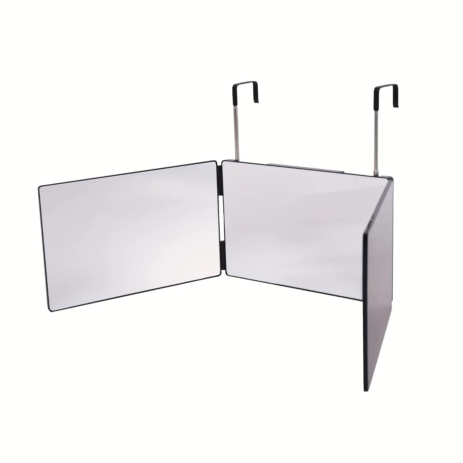 

1pcs 3 Way Mirror for Self Hair Cutting Trifold Hair Cut Mirror for Men Women, Makeup Vanity Mirror black