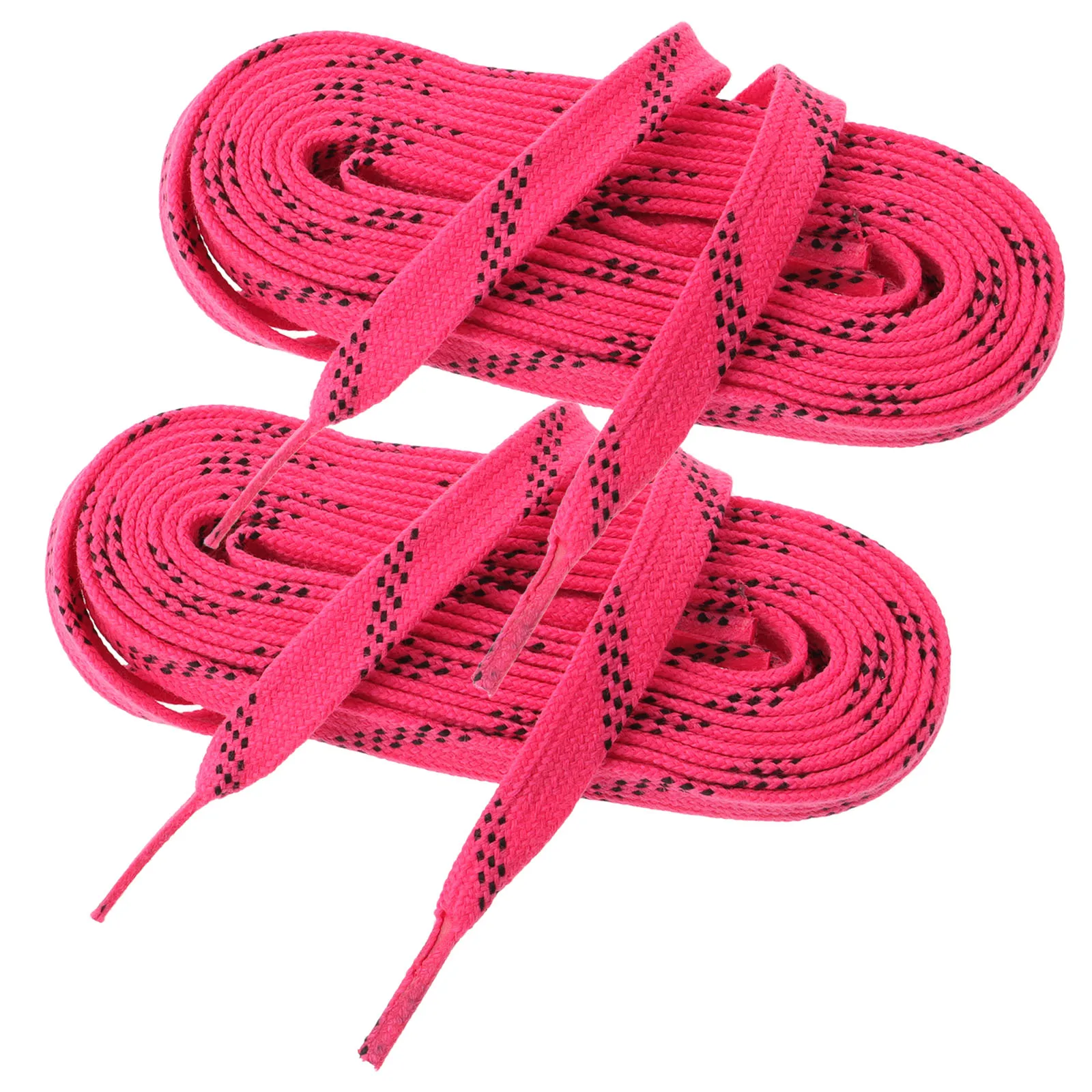 1 زوج مشمع الهوكي سكيت الأربطة شقة مقاومة للاهتراء أربطة الحذاء ل زلاجات دوارة هوكي الجليد أحذية رياضية سلاسل استبدال #2