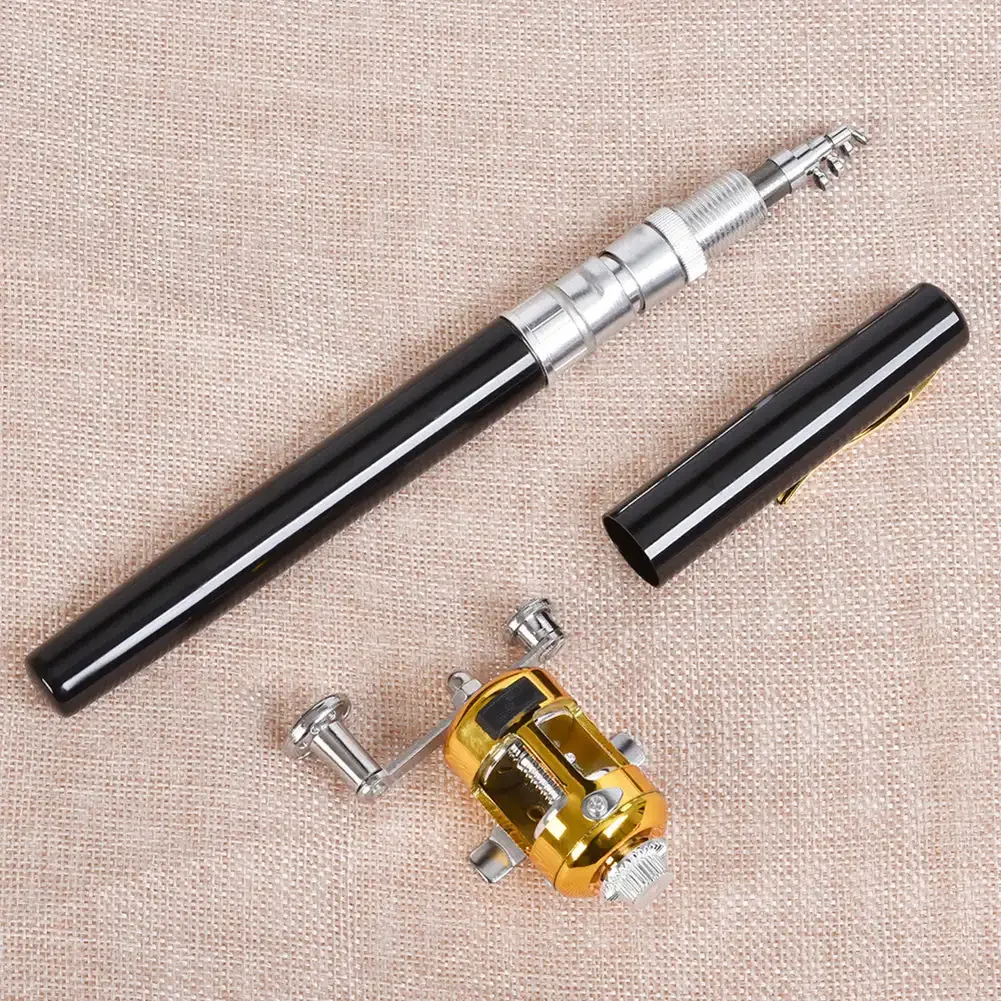 1.2M Pocket Collapsible Fishing Rod Outdoor Portable Mini Pen Fishing Rod Telescopic Mini Fishing Pole Fishing Accessories