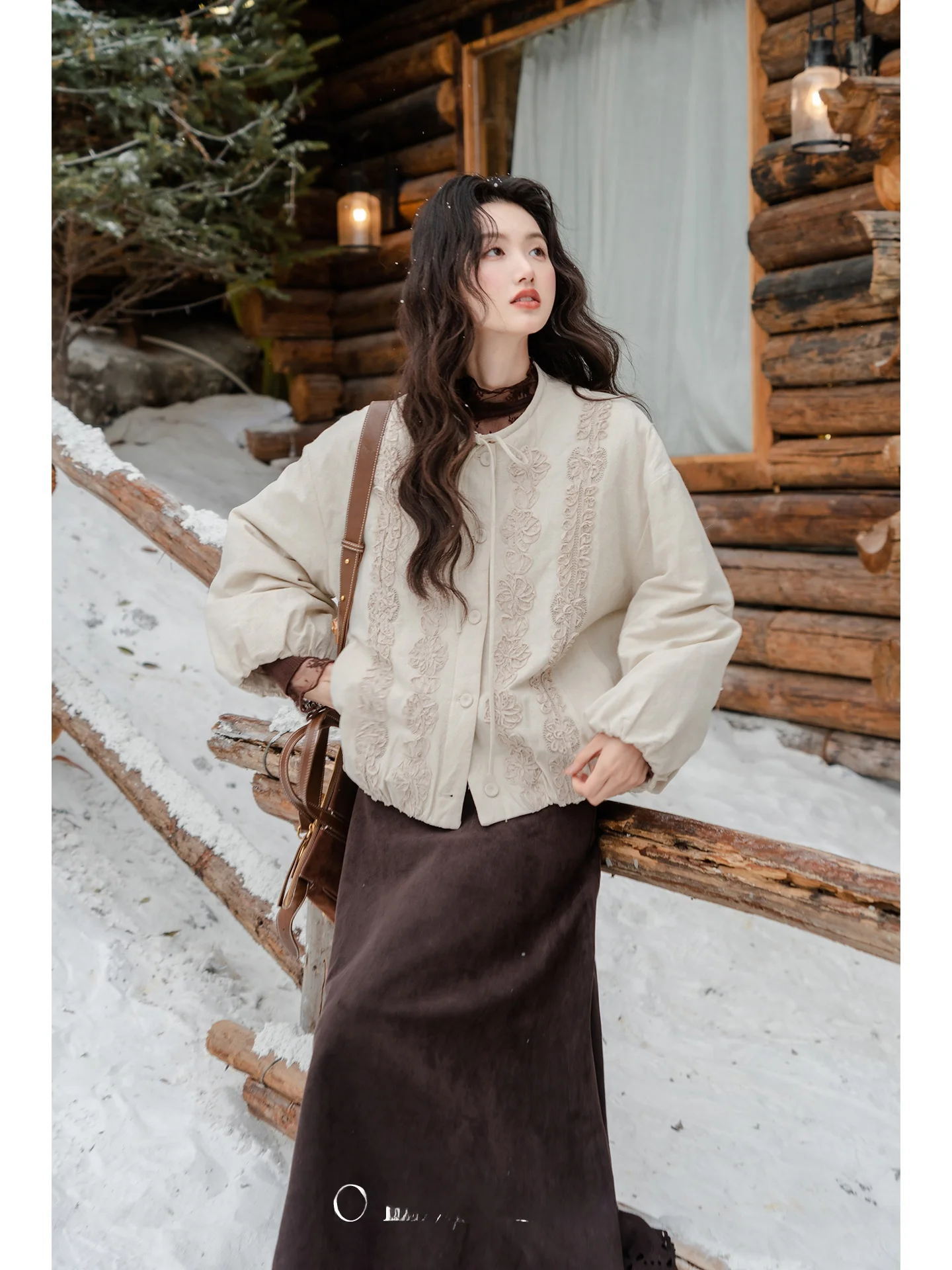 

Женское утепленное хлопковое пальто из смесового хлопка и льна в стиле ретро с круглым вырезом и пуговицами, высококачественное, теплое, с наполнителем из хлопка.