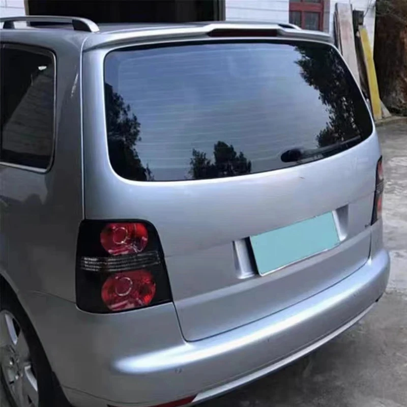 For 2005-2015 Volkswagen Touran Spoiler High Quality ABS Unpainted Car Rear Wing Spoiler Tail Fin Cover Decoration