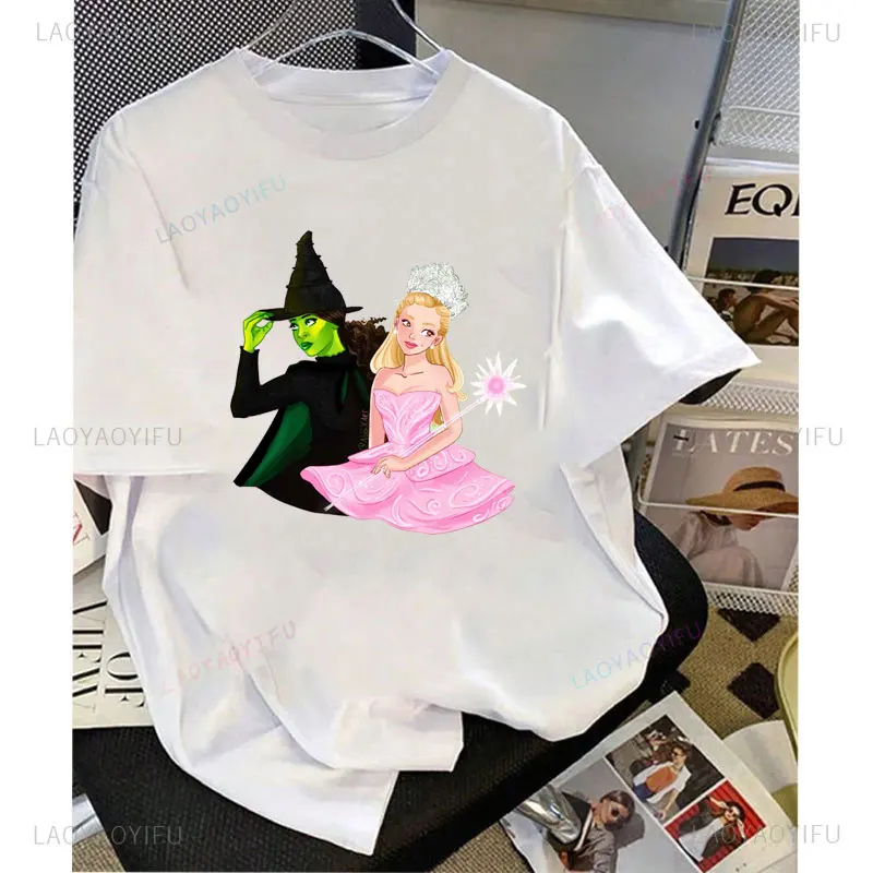 Coquette القوس الشريرة التغيير ل قميص جيد تحديد الجاذبية مكنسة عصا سحرية معالج الفيلم الموسيقية مروحة هدية الجرافيك تي شيرت