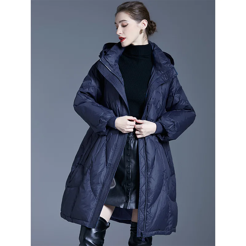 Women'S Winter Duck Down Jacket 2023 Woman Clothing Female Lightweight Padded Clothes Long Padding Outerwear Warm Luxury Coats