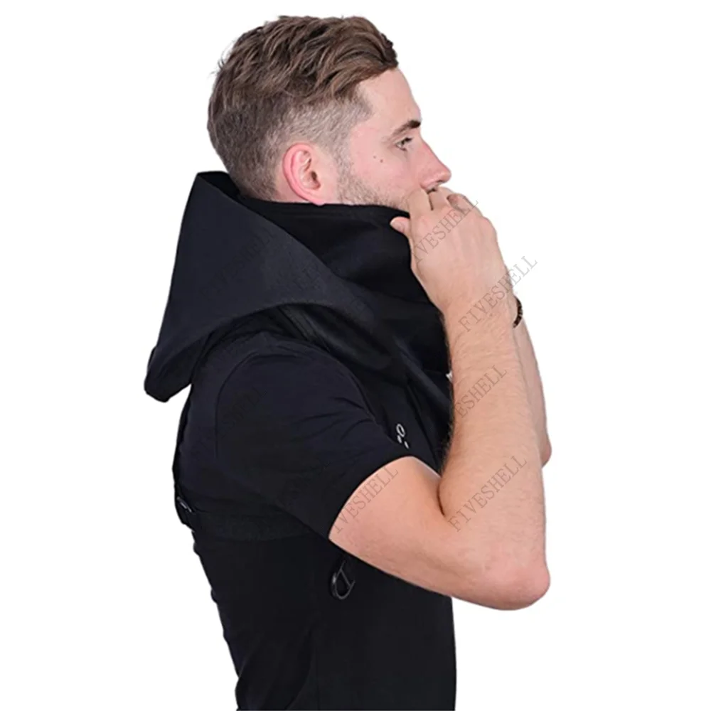 2023 Fast Drop Shipping Hooded Cape Hat Cowl Hood Scarf Neck Costume Cape Hat For Halloween Party Cosplay Sombrero De Halloween