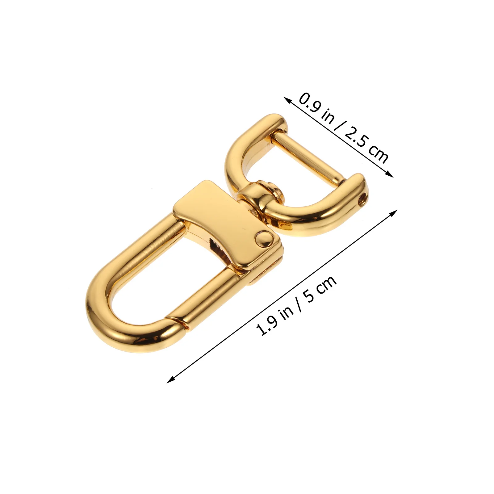 

4pcs Metal Hardware Dog Buckle Luggage Strap Handle Replacement Fastening Clip For Bag Suitcase Durable Lightweight Portable