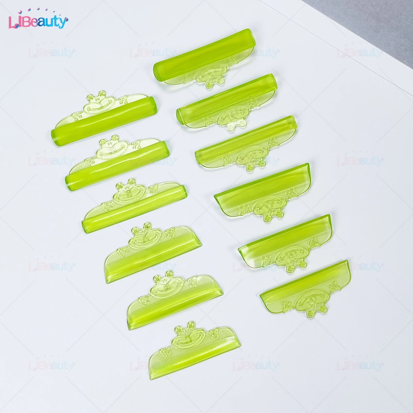 Libeauty 6 Pairs C And L Curl Silicone Eyelash Perm Rod Sticky Lash Lift Pad Lifting 3D Eyelash Curler Accessories Makeup Tools