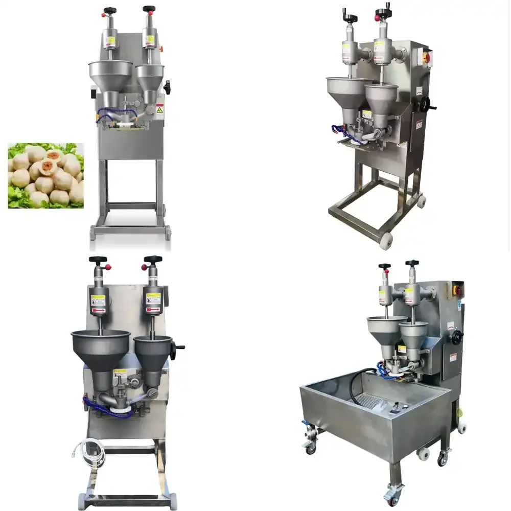 Commercial Electric Stuffed Meatball Machine Fishball Chicken Beef Meatball Making Machine