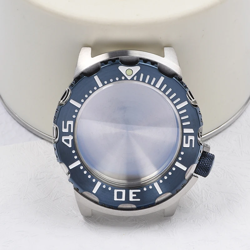 

Корпус часов Sharkey Monster V2 с сапфировым стеклом, корпус часов для дайвинга, C3, светящийся циферблат 29 мм, нержавеющая сталь 316L, для механизма NH35/NH36