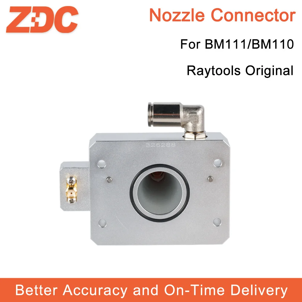 Imagem -04 - Zdc Raytools Original Bm111 Nozzle Connector Tra Fiber Metal Cutting Machine Part For Raytools Bm111 Laser Head