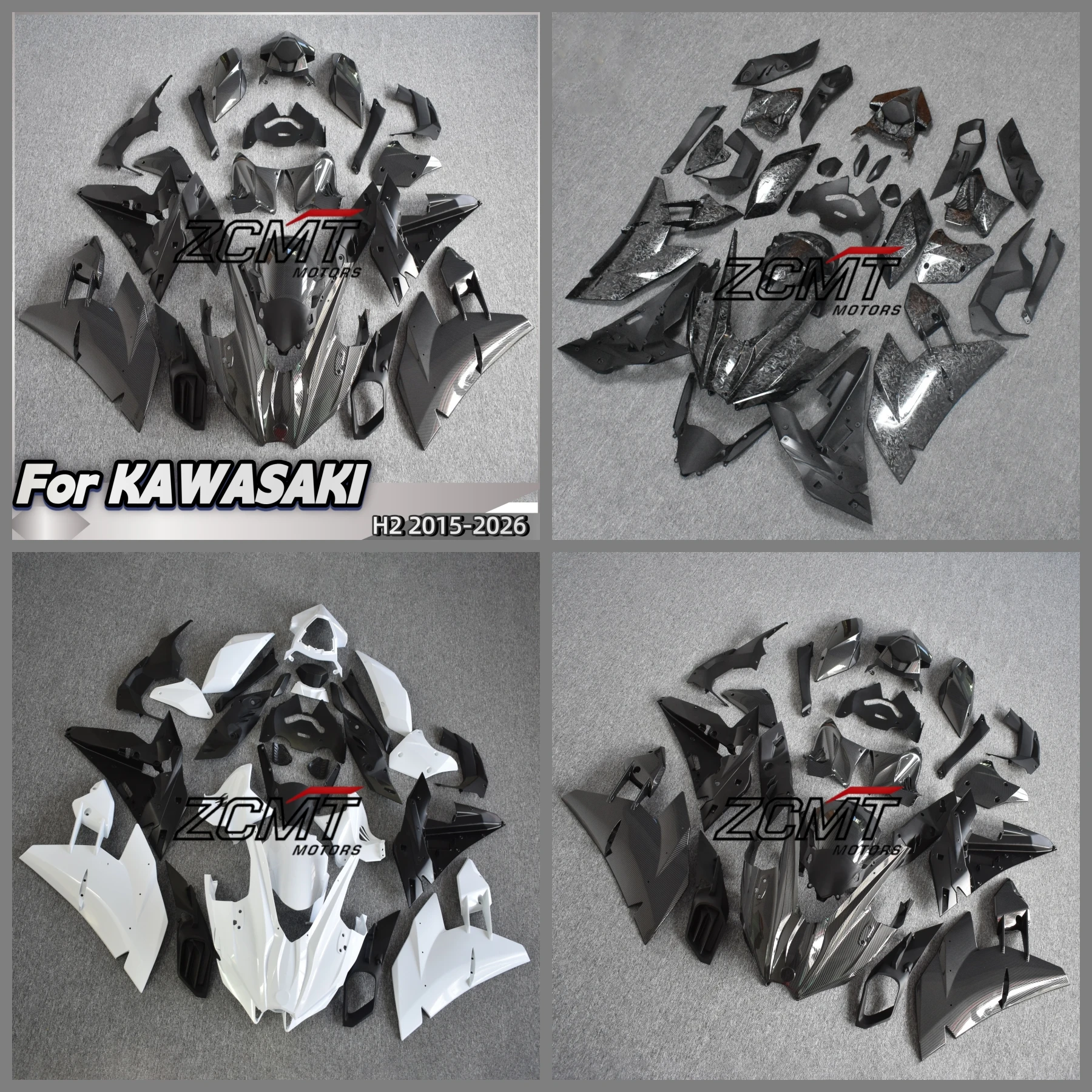 For Kawasaki H2 2026 2025 2024 2023 2022 2021 2020 2019 2018 2017 2016 2015 Motorcycle Parts Fairings Cowls Kit