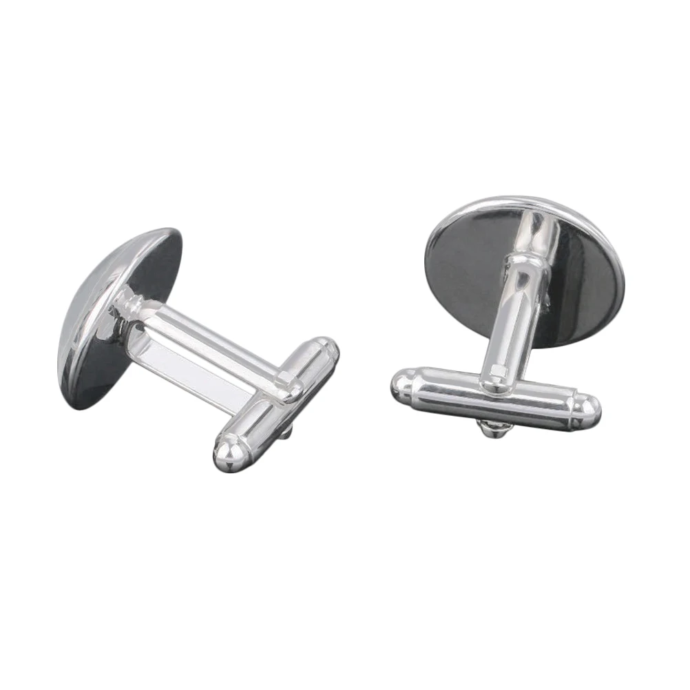 Cuff Links For Men Electroplated Copper Lightweight Durable Buttons Easy Clean Simple Elegant Calmness