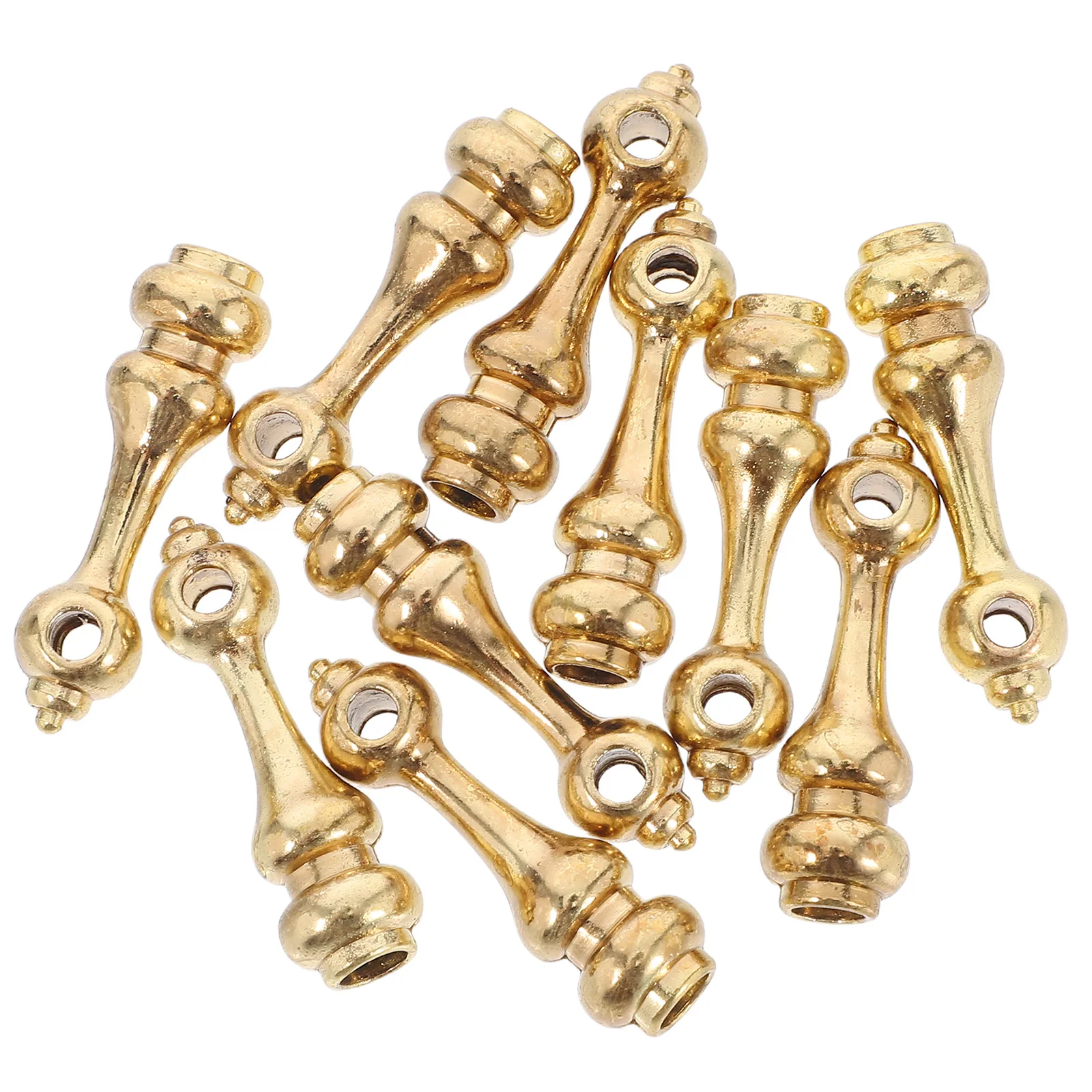 

10Pcs Glass Railing Connectors Zinc Alloy End Cap Connectors for Furniture Cabinet Rail Pole Bracket Hardware Replacement Parts