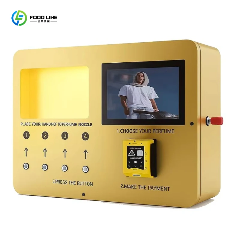 Perfume Vending Machine Luxury Aroma Kiosk Automated Wall Mounted Cashless for Mall Lobby Wholesaled