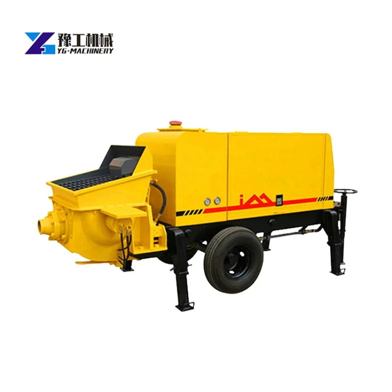 YG YG Machinery Engineering Concrete Pump Cement Grout Pump Price Quality Mobile Mini Trailer Korea Concrete Pump