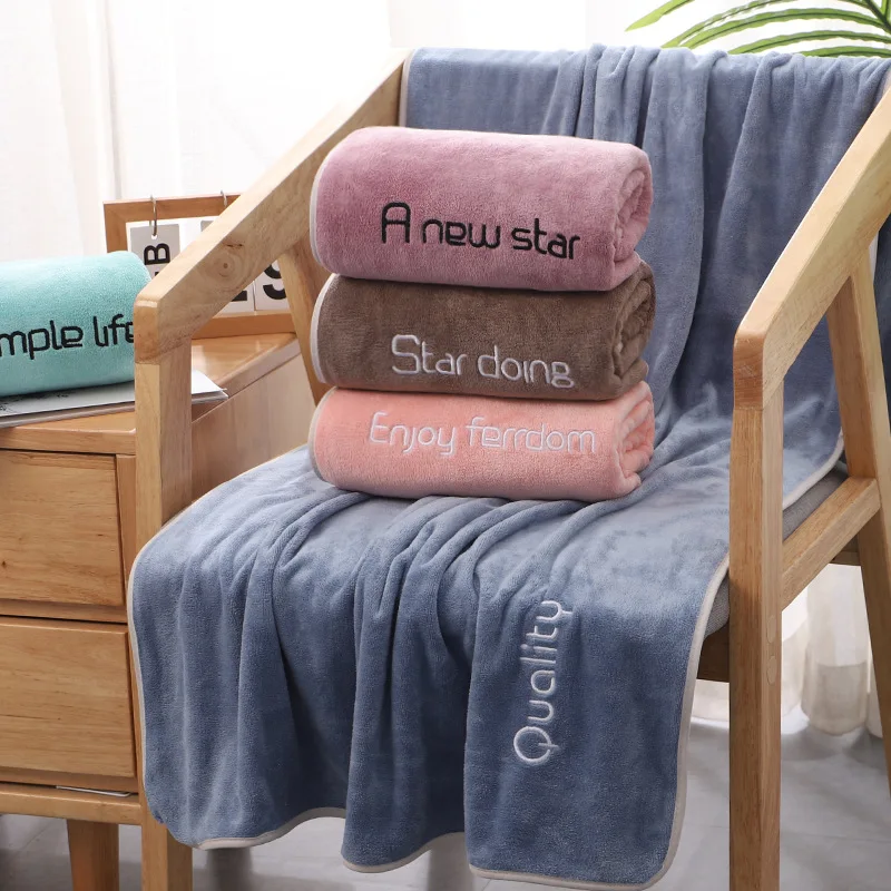 

Large Bath towels Thickened For Body coral velvet Bath Skirt Fashion Lady Wearable Fast Drying Beach Spa Bathrobes Bath Towels