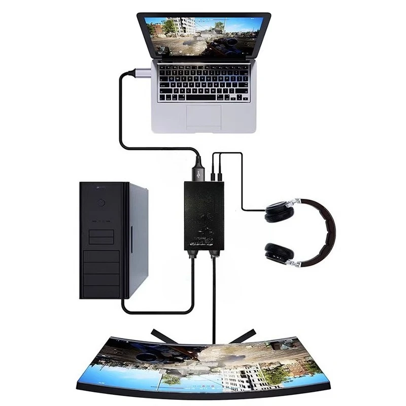 

4K high definition HDMI capture card mobile phone computer live NS/PS4 high definition live video capture card