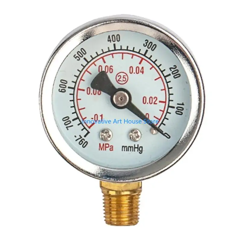 E1PC Filter Pressure Gauge Suitable for Water Pressure Testing Pneumatic Systems 40mm Dials, 1/8
