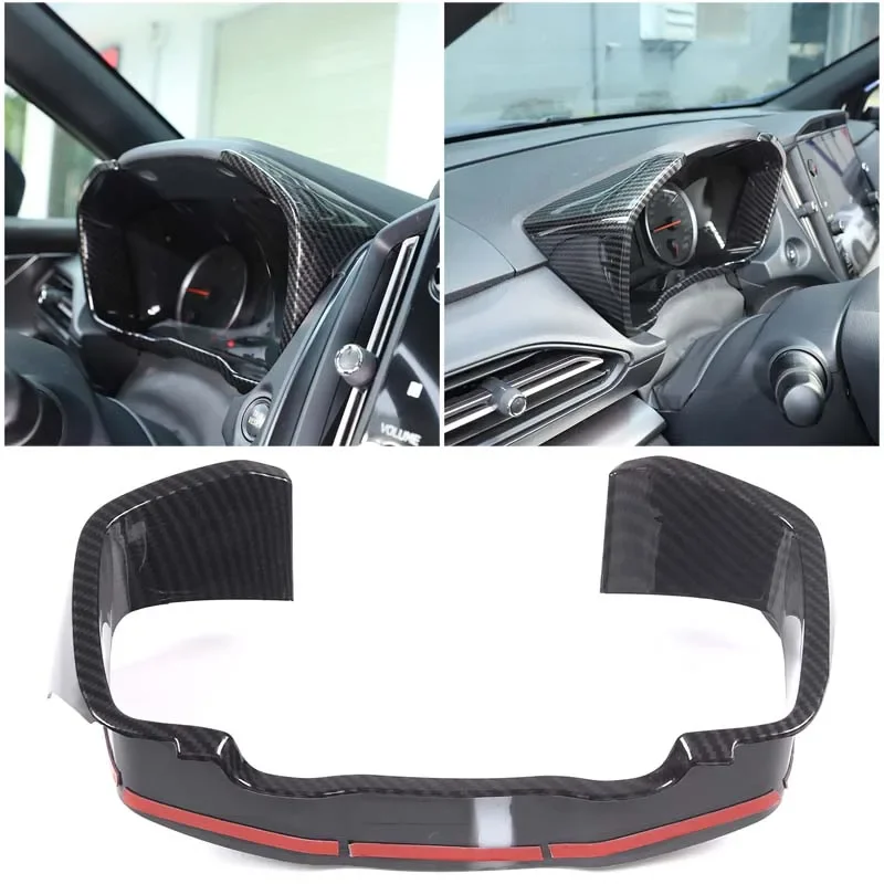 

For 2021-2023 Subaru WRX ABS Carbon Fiber Car Styling Dashboard Decorative Frame Sticker Car Interior Protection Accessories