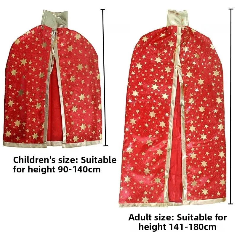 أزياء الهالوين للأطفال للأولاد والبنات رداء أداء للبالغين زي ساحر ساحرة ملابس أداء صينية تقليدية...