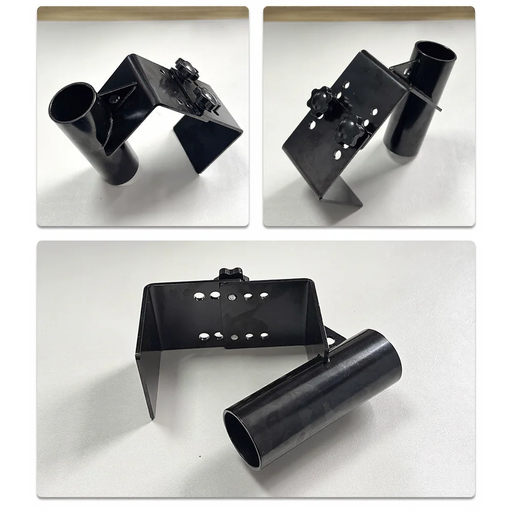 

Heavy Duty Alloy Steel Ice Fishing Rod Holder Adjustable Hands Sled Mount For Winter Outdoor Fishing Gear Accessories