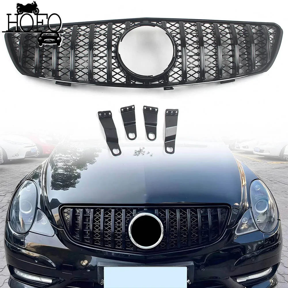 

GT Style Car Front Bumper Grille Body Kit Radiator Grill For Mercedes Benz R-Class W251 2005-2009 R350 R500