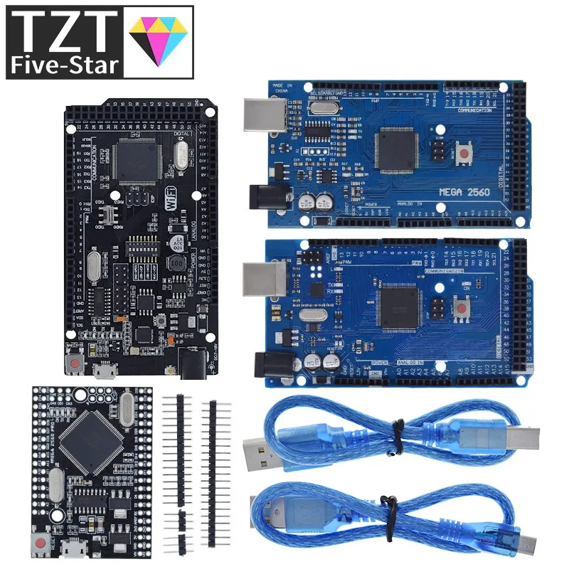 MEGA2560 MEGA 2560 R3 (ATmega2560-16AU CH340G) AVR USB Board Development Board MEGA2560 PRO For Arduino Expansion Board DIY Kit