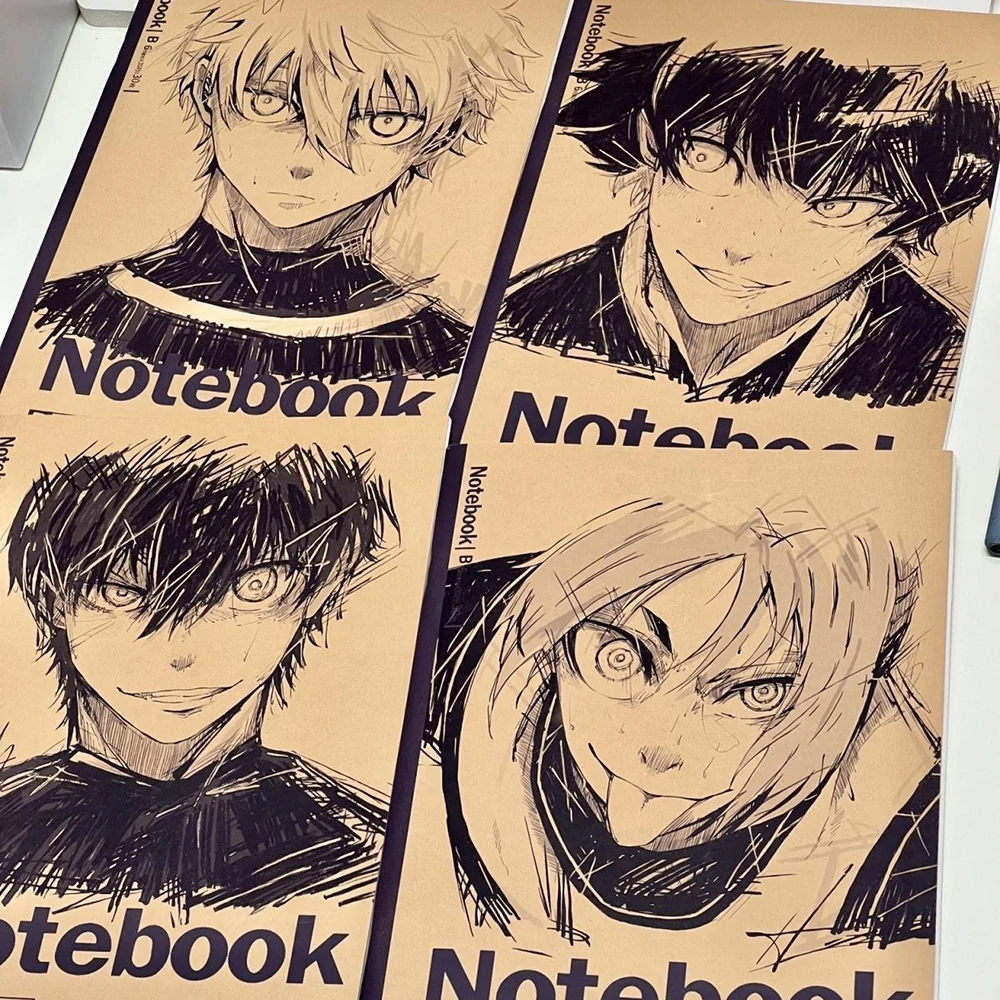 Blue Lock B5 Diary Book Anime Peripherals Nagi Seishiro Bachira Meguru Student General Notebook Cartoon Collect Handbooks