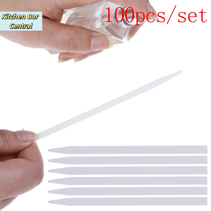 【100Pcs Aromatherapy Fragrance Perfume Essential Oils Test Paper Strips 137*7mm】