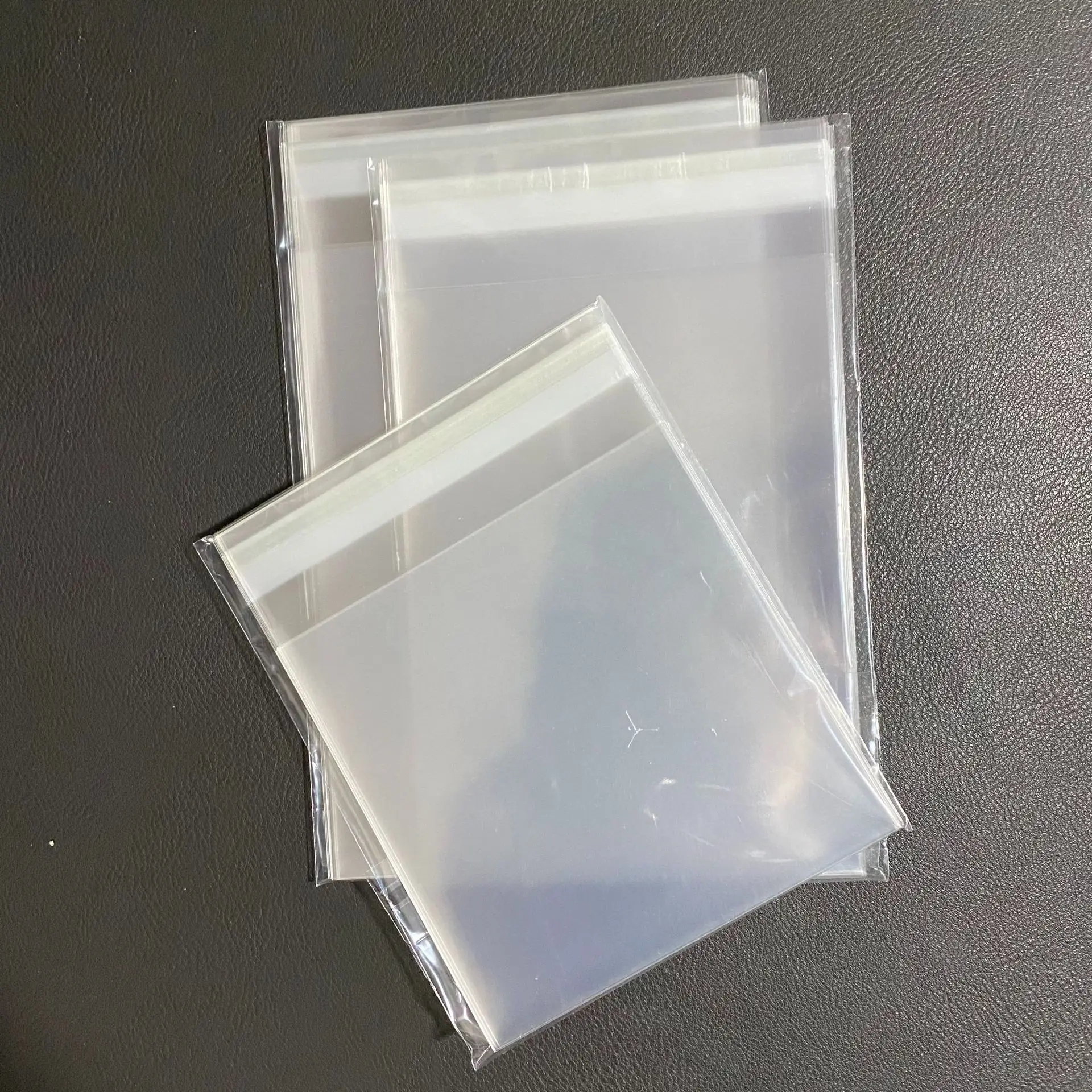 100pcs Transparent Envelope OPP Self-adhesive Bag Square Card Postcard Collection Bag Sealing Plastic Film